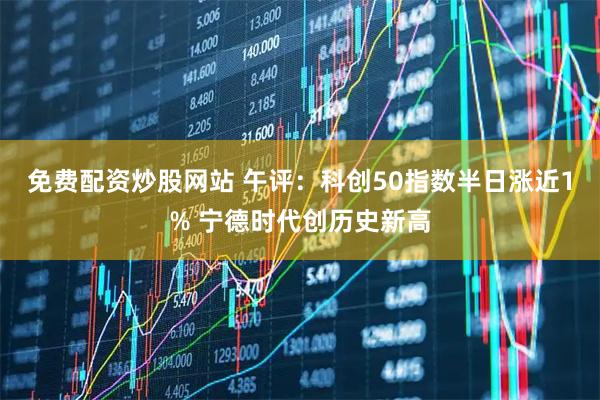 免费配资炒股网站 午评：科创50指数半日涨近1% 宁德时代创历史新高